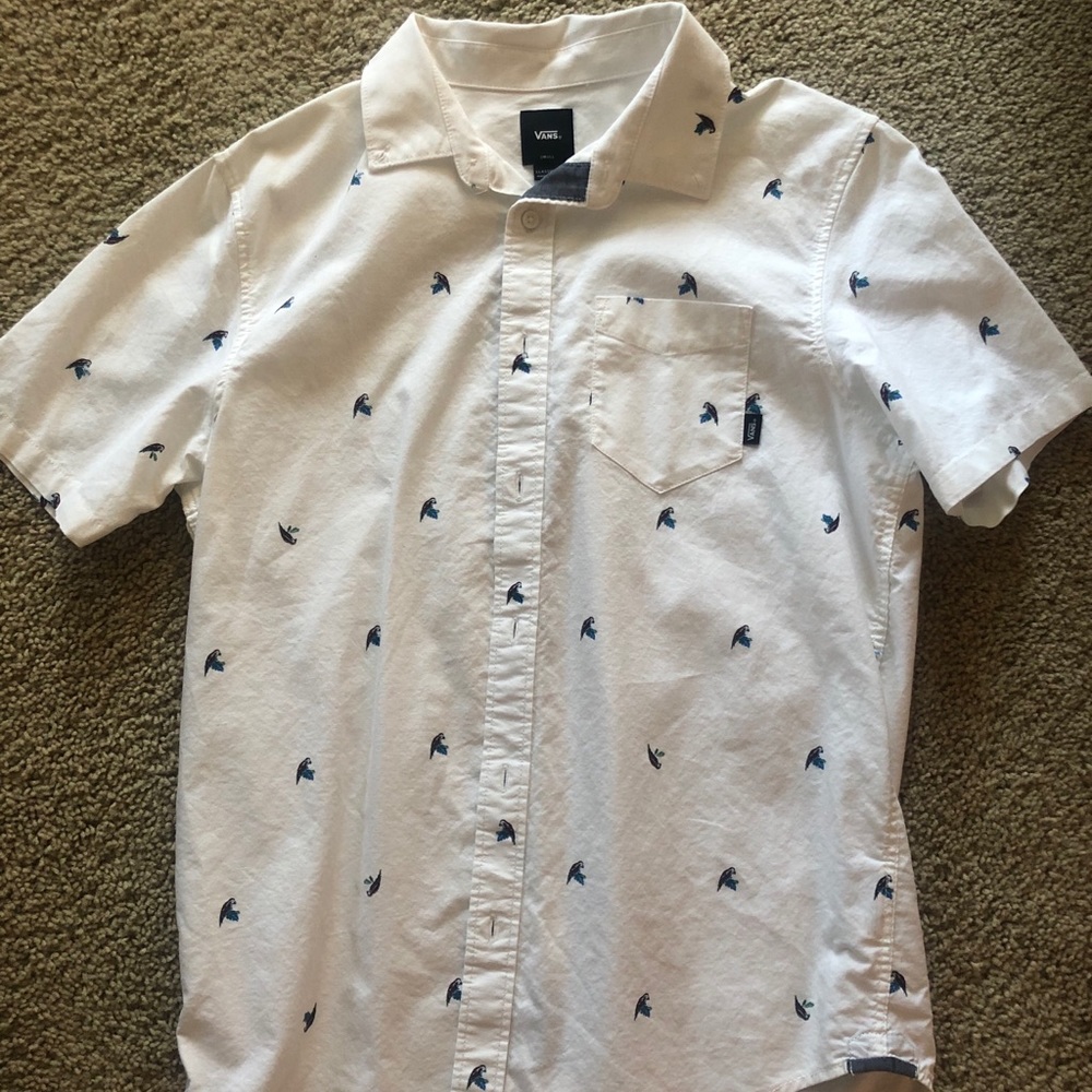 Vans Short Sleeve Button Down - image 1
